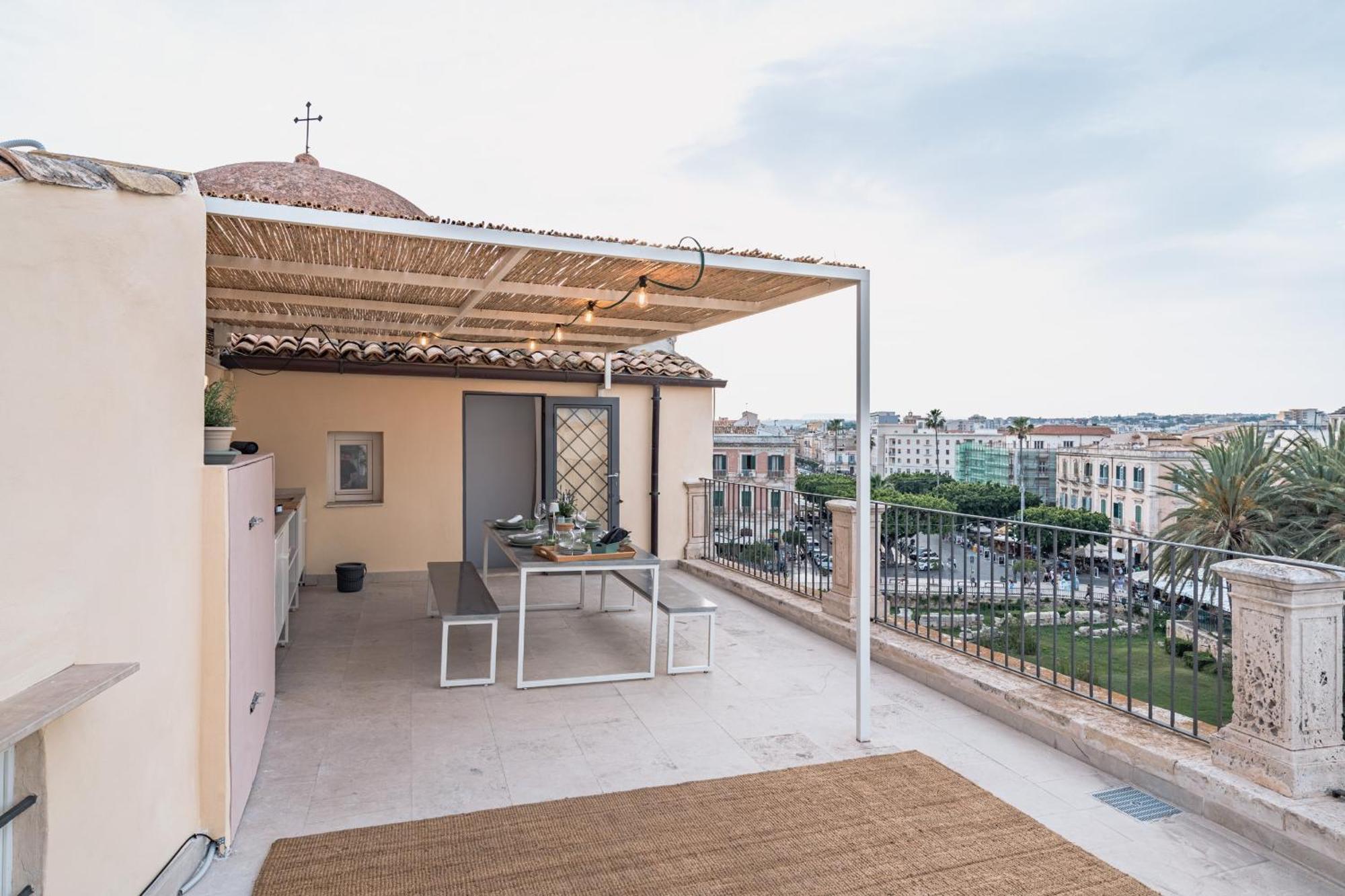 Alma Maris Terrazza Al Tempio By Bed&Bros Apartment Syracuse Exterior photo
